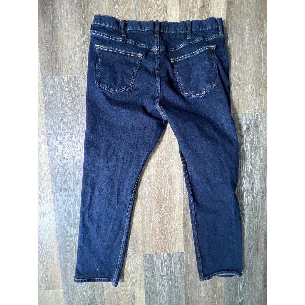 Old Navy Slim Built-In Flex Jeans Mens 40x32 Dark Wash Indigo Stretch Denim